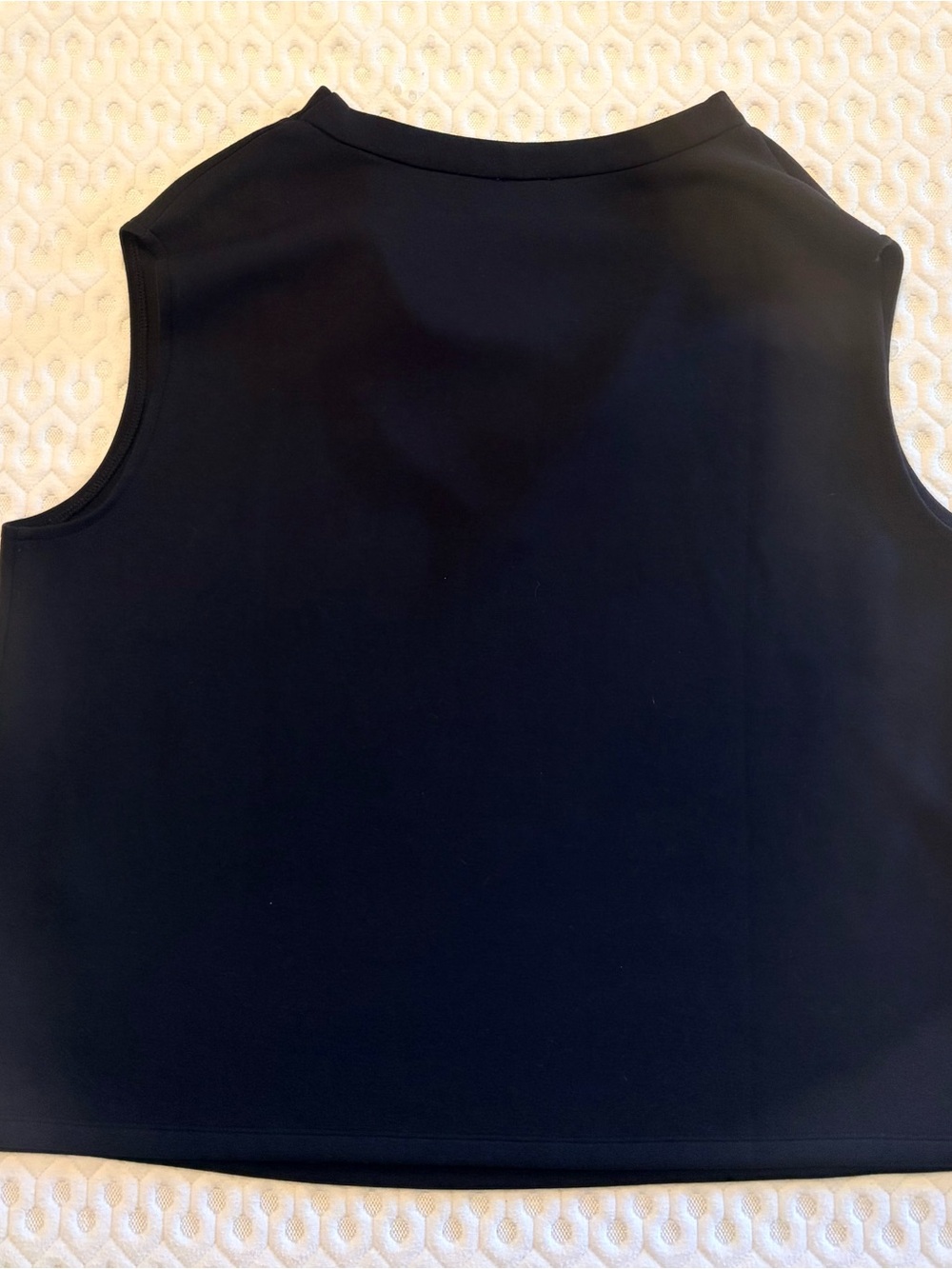 T By Talbots Black Sleeveless Cowl Neck Shell Top - Picture 3 of 3